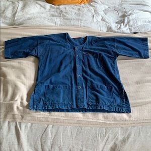 Vintage Blue Denim Thai Chore Jacket